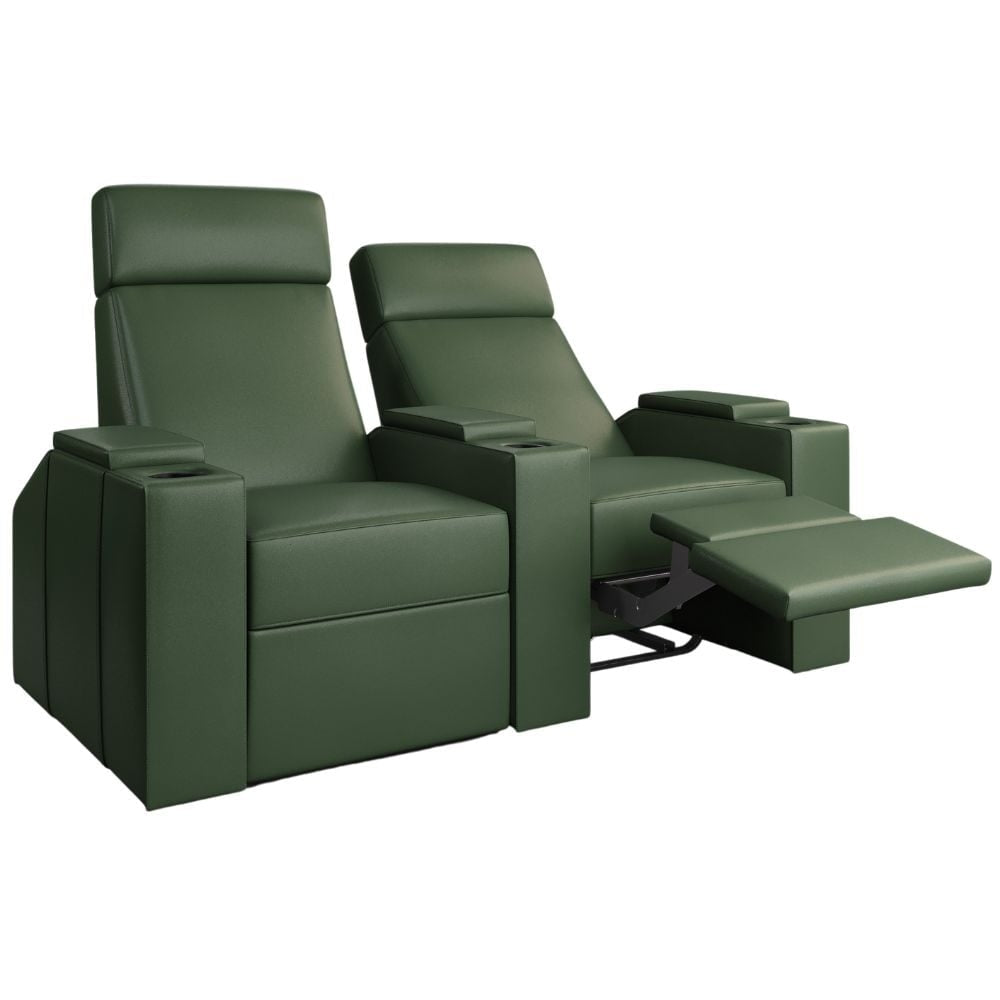 Moovia Berlin Essentials Single, Double, Triple or 4 Seat Cinema Chair in Dekoma Sorono Velvet 102
