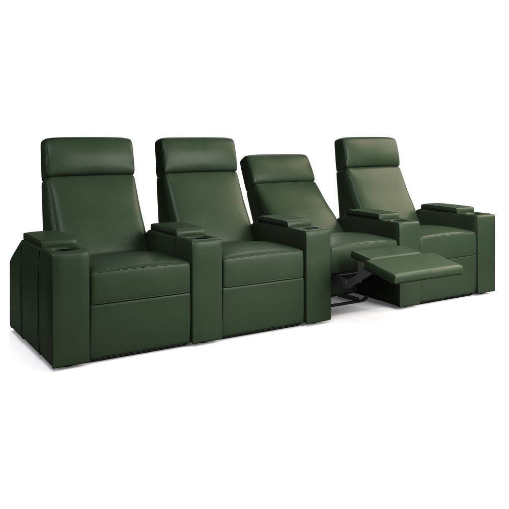 Moovia Berlin Essentials Single, Double, Triple or 4 Seat Cinema Chair in Dekoma Sorono Velvet 103