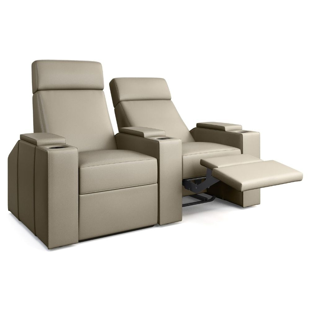 Moovia Berlin Essentials Single, Double, Triple or 4 Seat Cinema Chair in Dekoma Sorono Velvet 15
