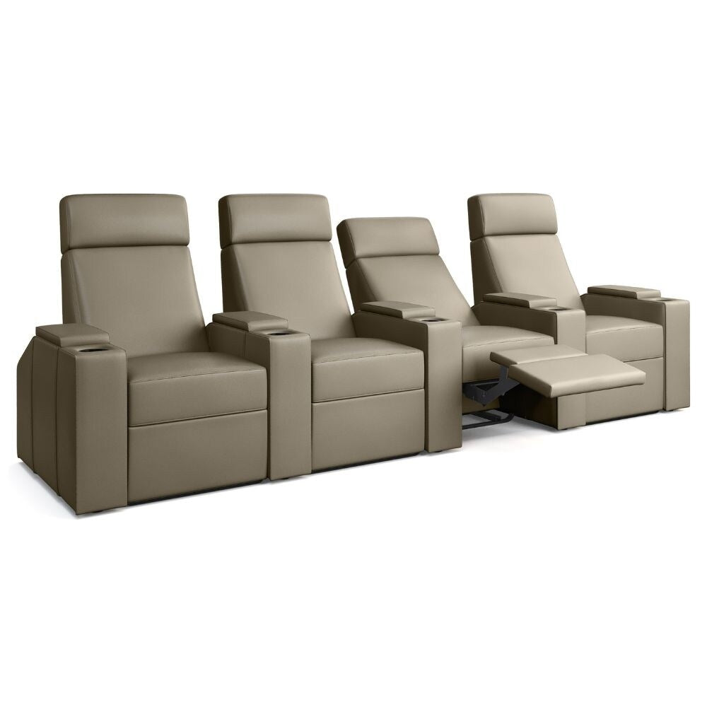Moovia Berlin Essentials Single, Double, Triple or 4 Seat Cinema Chair in Dekoma Sorono Velvet 17
