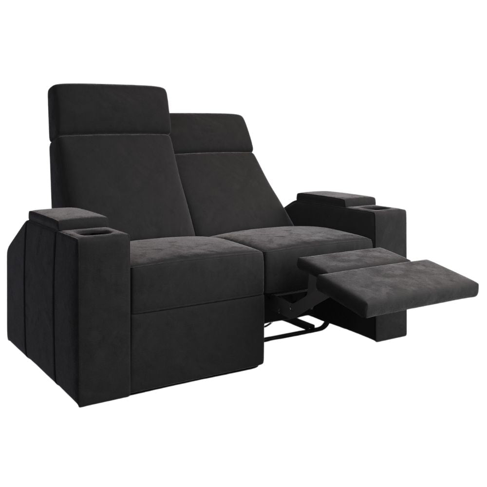 Moovia Berlin Essentials Single, Double, Triple or 4 Seat Cinema Chair in Dekoma Sorono Velvet 19
