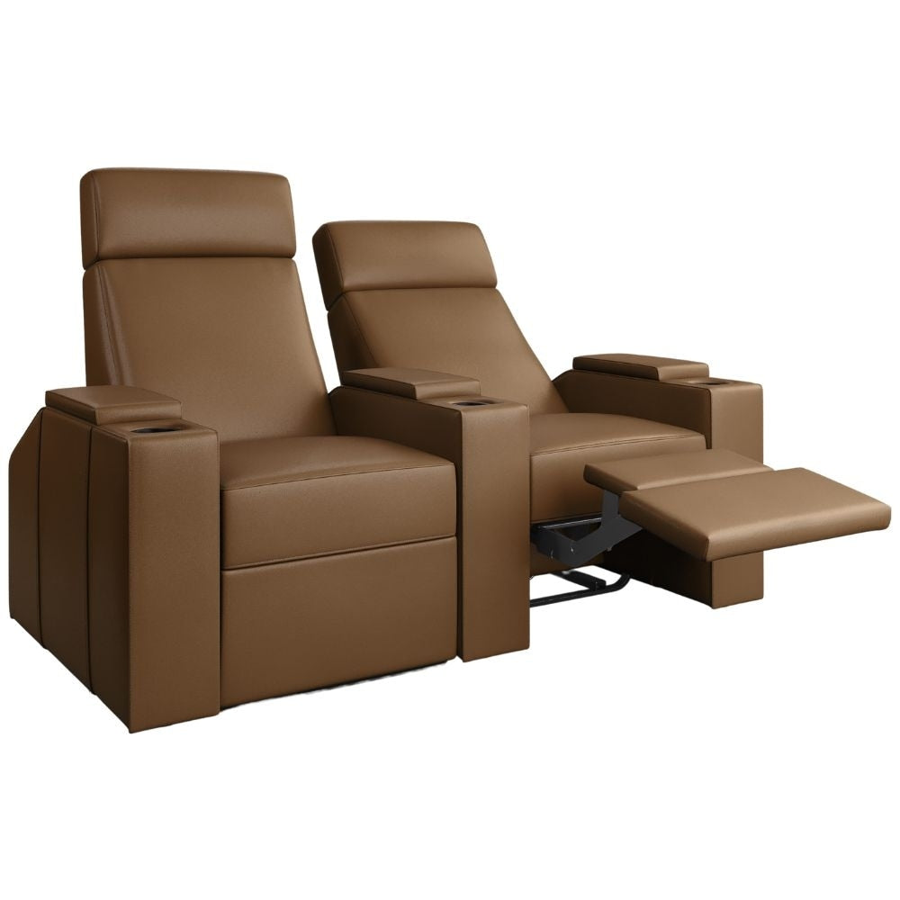 Moovia Berlin Essentials Single, Double, Triple or 4 Seat Cinema Chair in Dekoma Sorono Velvet 25