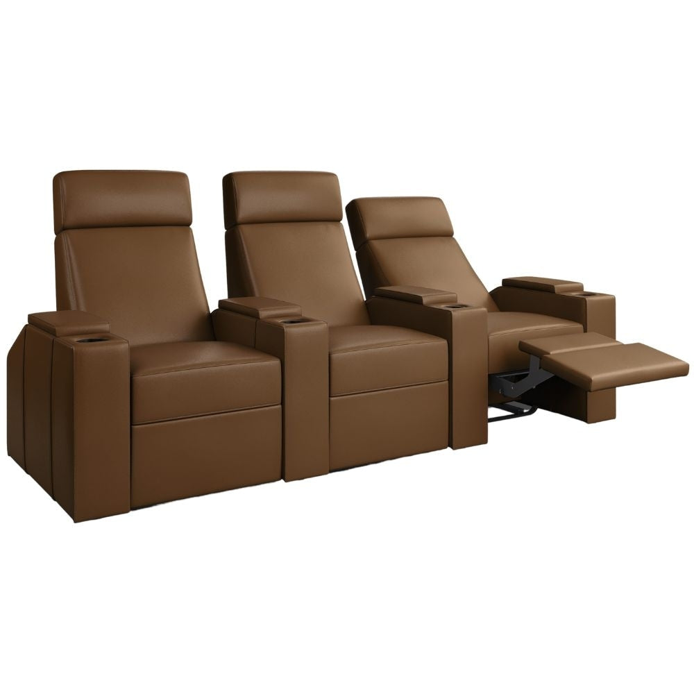 Moovia Berlin Essentials Single, Double, Triple or 4 Seat Cinema Chair in Dekoma Sorono Velvet 26
