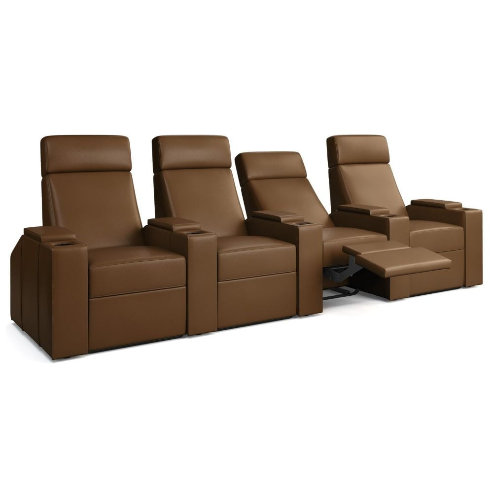 Moovia Berlin Essentials Single, Double, Triple or 4 Seat Cinema Chair in Dekoma Sorono Velvet 28