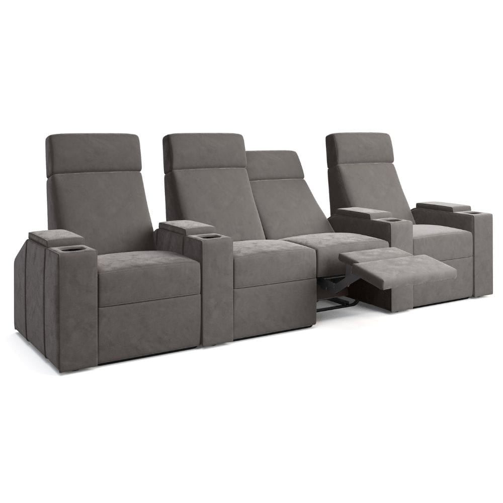 Moovia Berlin Essentials Single, Double, Triple or 4 Seat Cinema Chair in Dekoma Sorono Velvet 39