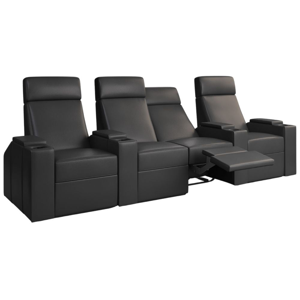 Moovia Berlin Essentials Single, Double, Triple or 4 Seat Cinema Chair in Dekoma Sorono Velvet 45