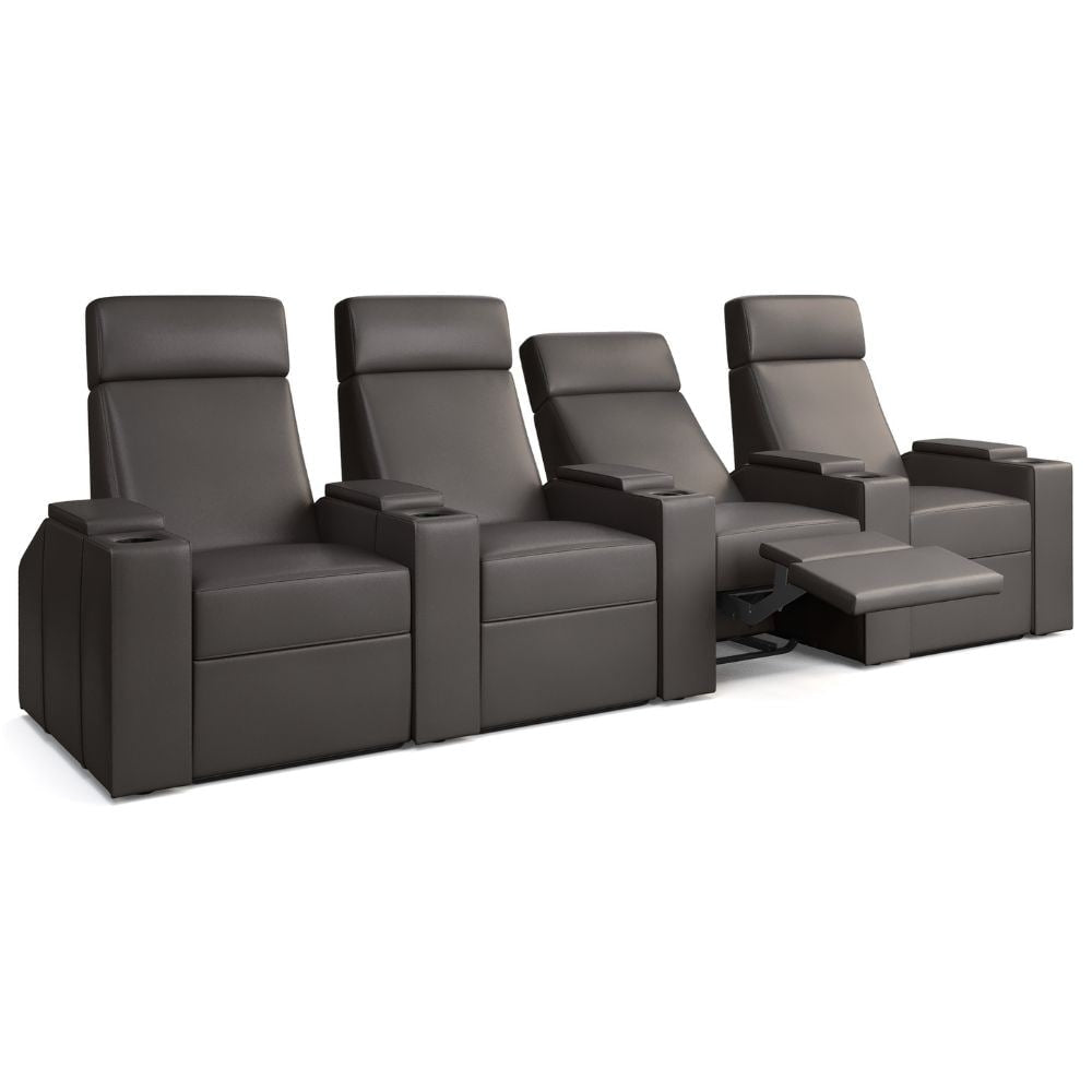 Moovia Berlin Essentials Single, Double, Triple or 4 Seat Cinema Chair in Dekoma Sorono Velvet 50