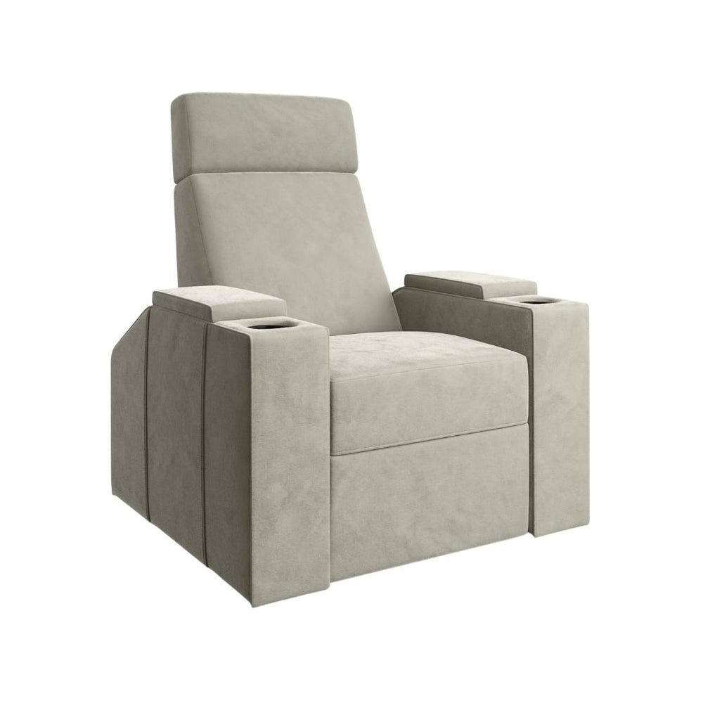 Moovia Berlin Essentials Single, Double, Triple or 4 Seat Cinema Chair in Dekoma Sorono Velvet 