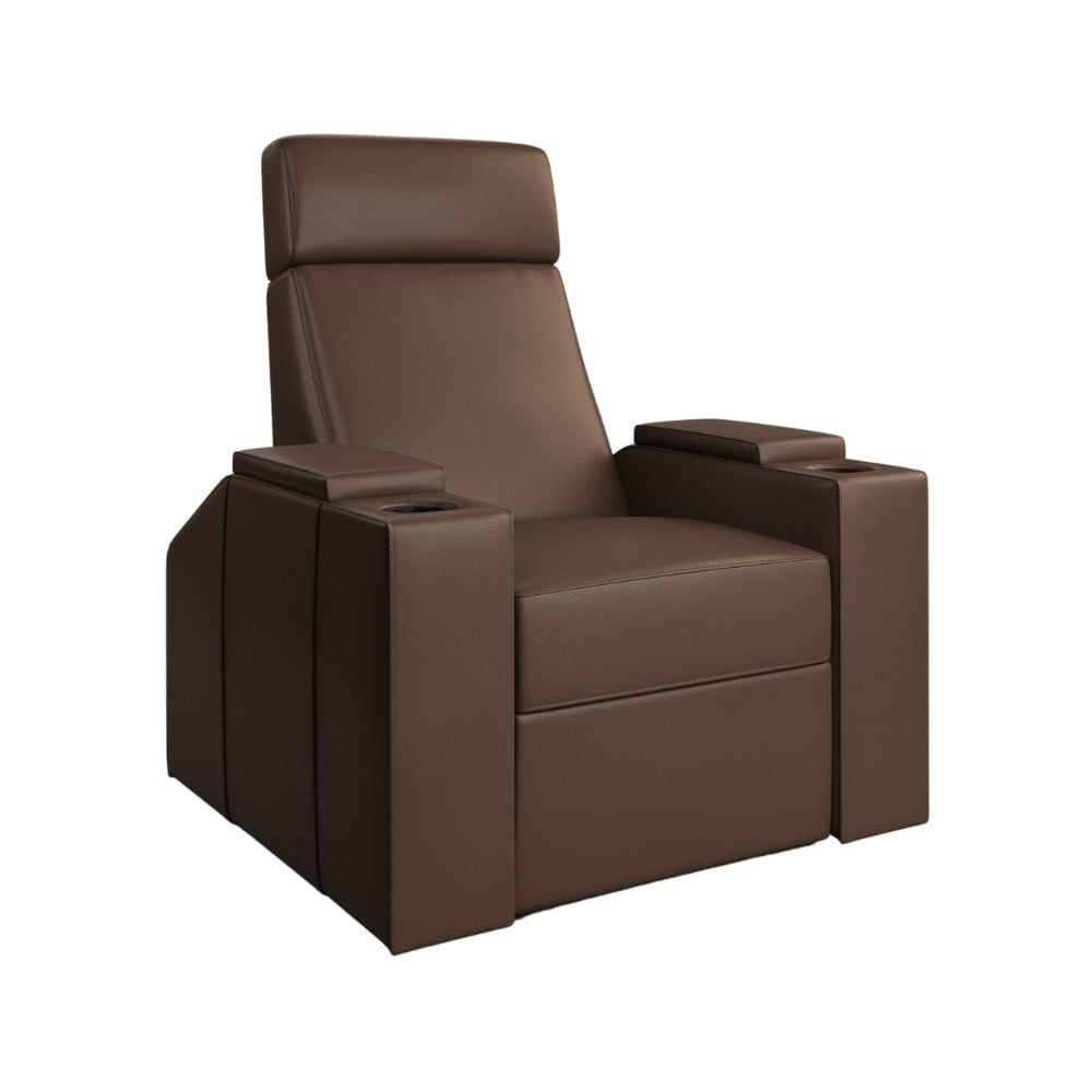 Moovia Berlin Essentials Single, Double, Triple or 4 Seat Cinema Chair in Madras Leather 76