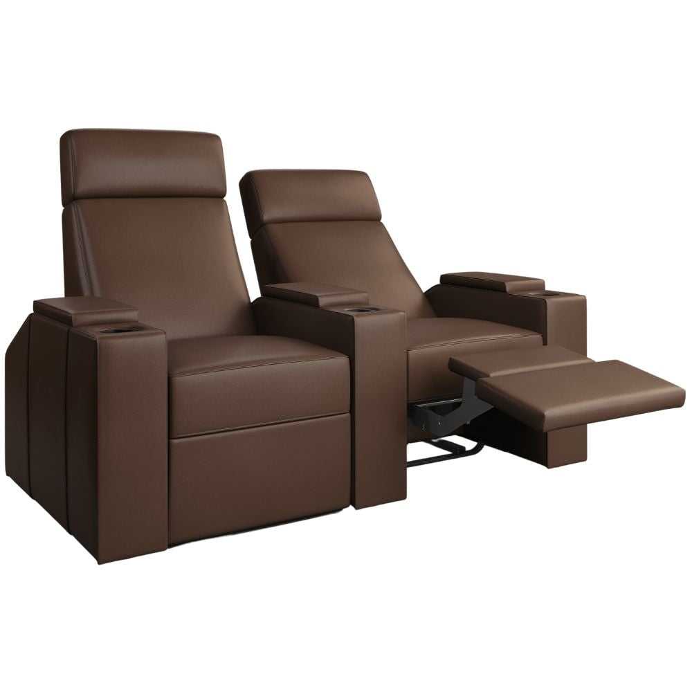 Moovia Berlin Essentials Single, Double, Triple or 4 Seat Cinema Chair in Madras Leather 78