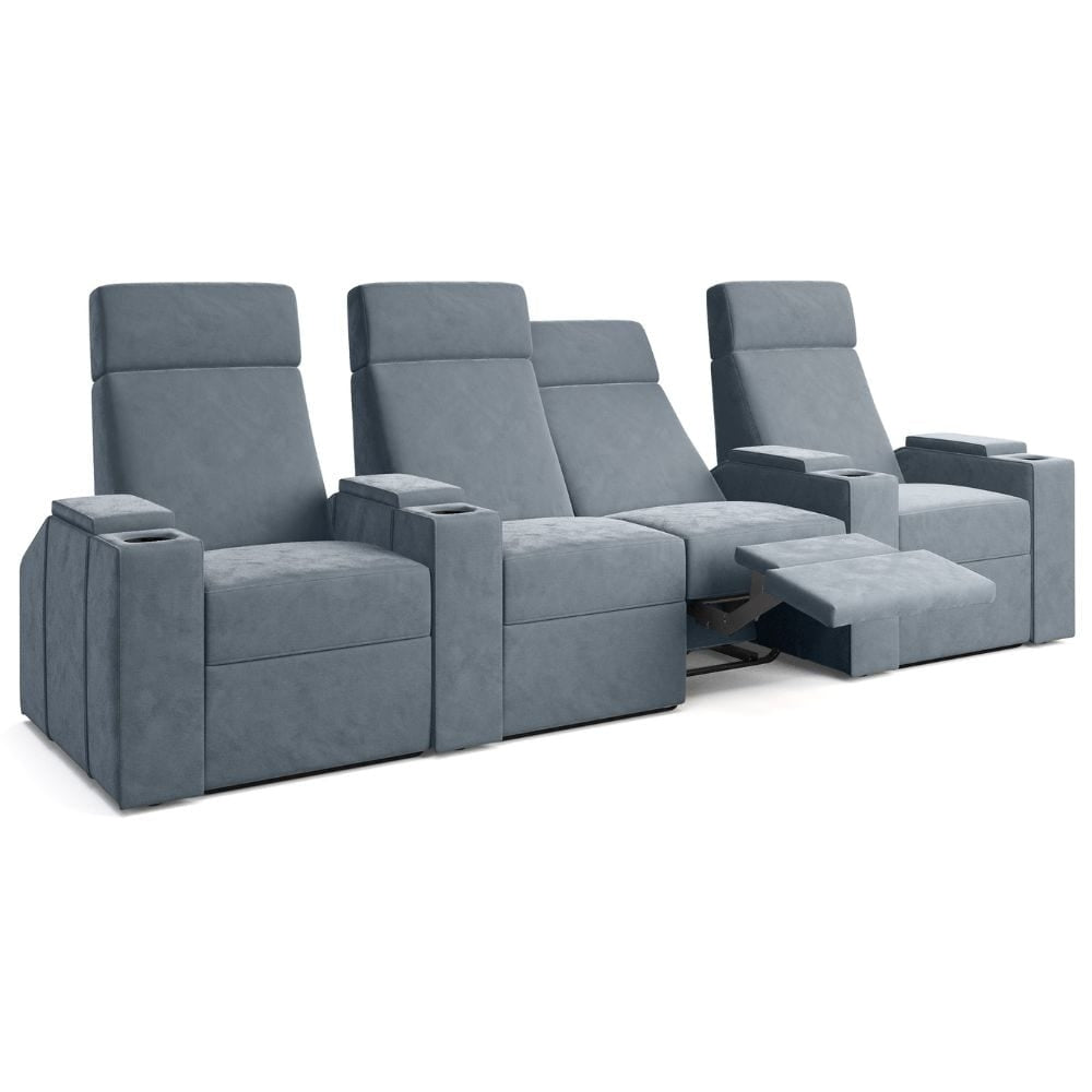 Moovia Berlin Essentials Single, Double, Triple or 4 Seat Cinema Chair in Madras Leather 86