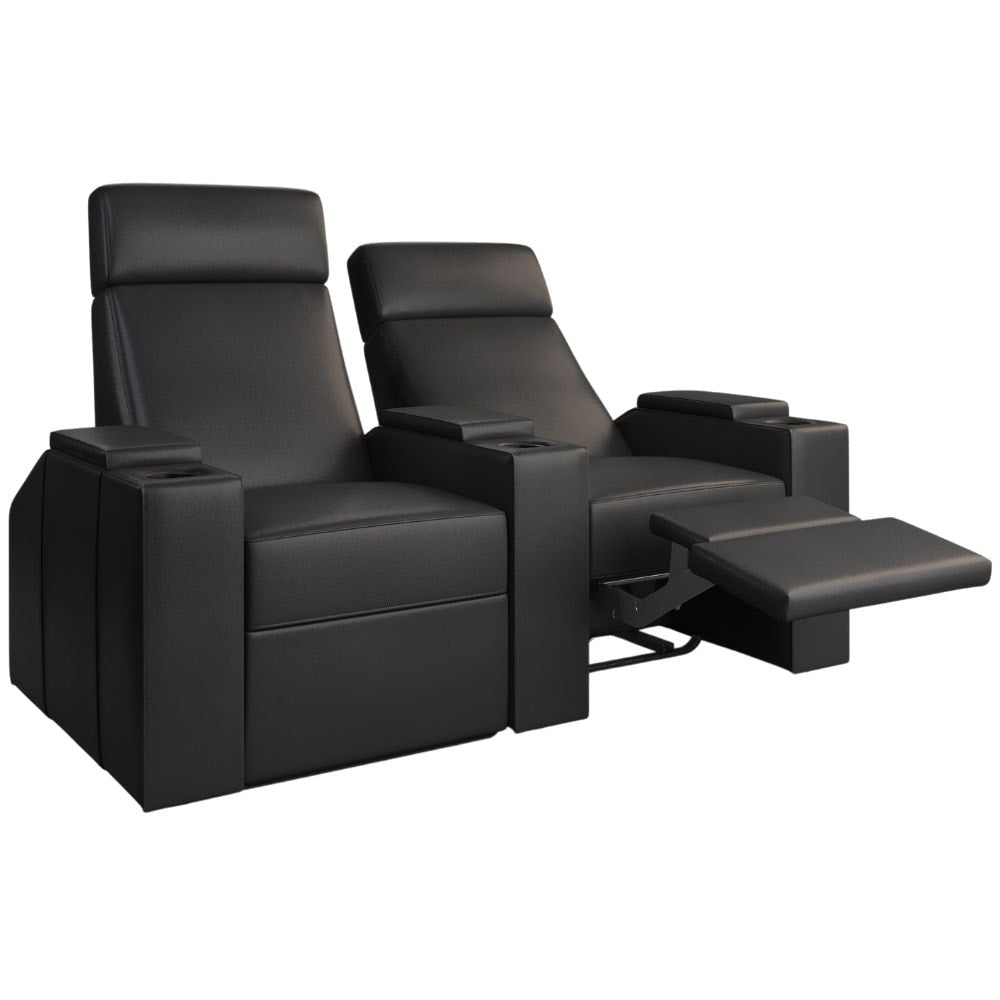Moovia Berlin Essentials Single, Double, Triple or 4 Seat Cinema Chair in Madras Leather 90