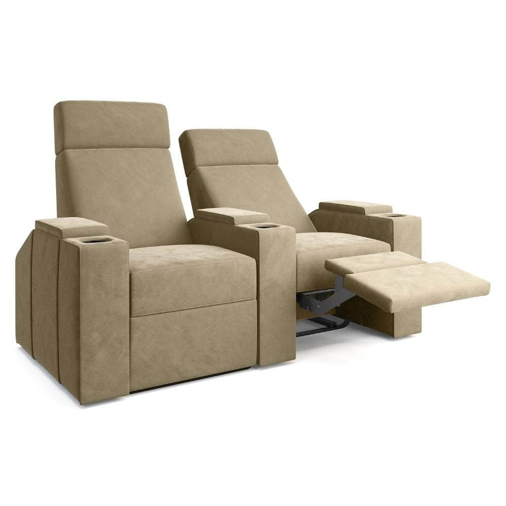 Moovia Berlin Essentials Single, Double, Triple or 4 Seat Cinema Chair in Madras Leather 96