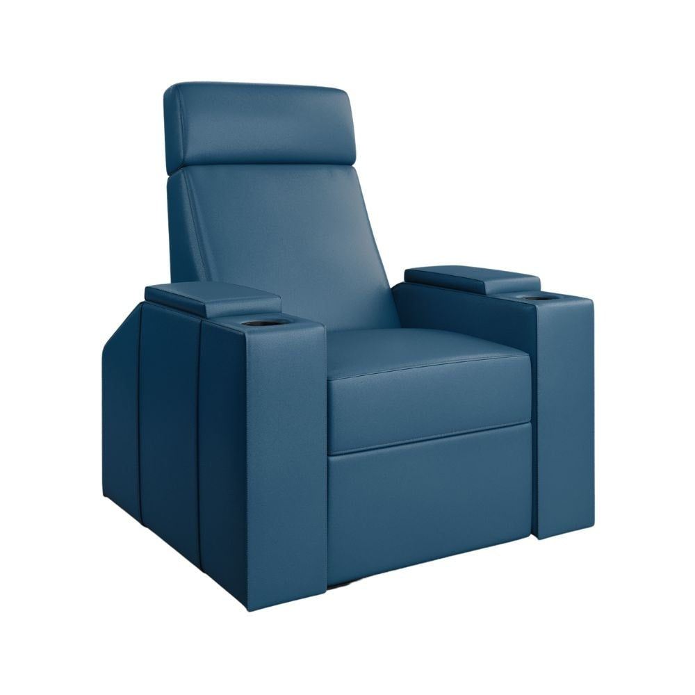 Moovia Berlin Essentials Single, Double, Triple or 4 Seat Cinema Chair in Madras Leather 19