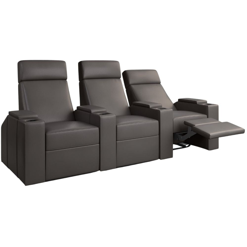 Moovia Berlin Essentials Single, Double, Triple or 4 Seat Cinema Chair in Madras Leather 66