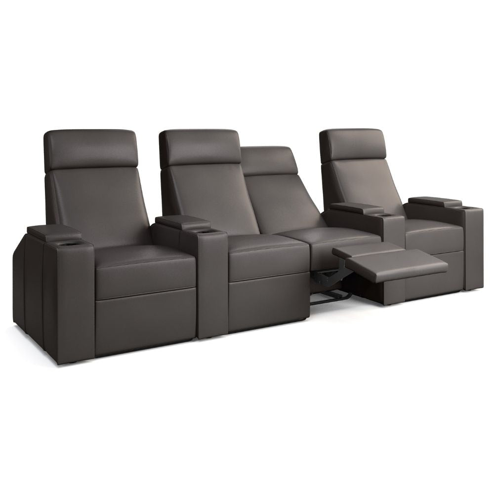 Moovia Berlin Essentials Single, Double, Triple or 4 Seat Cinema Chair in Madras Leather 67