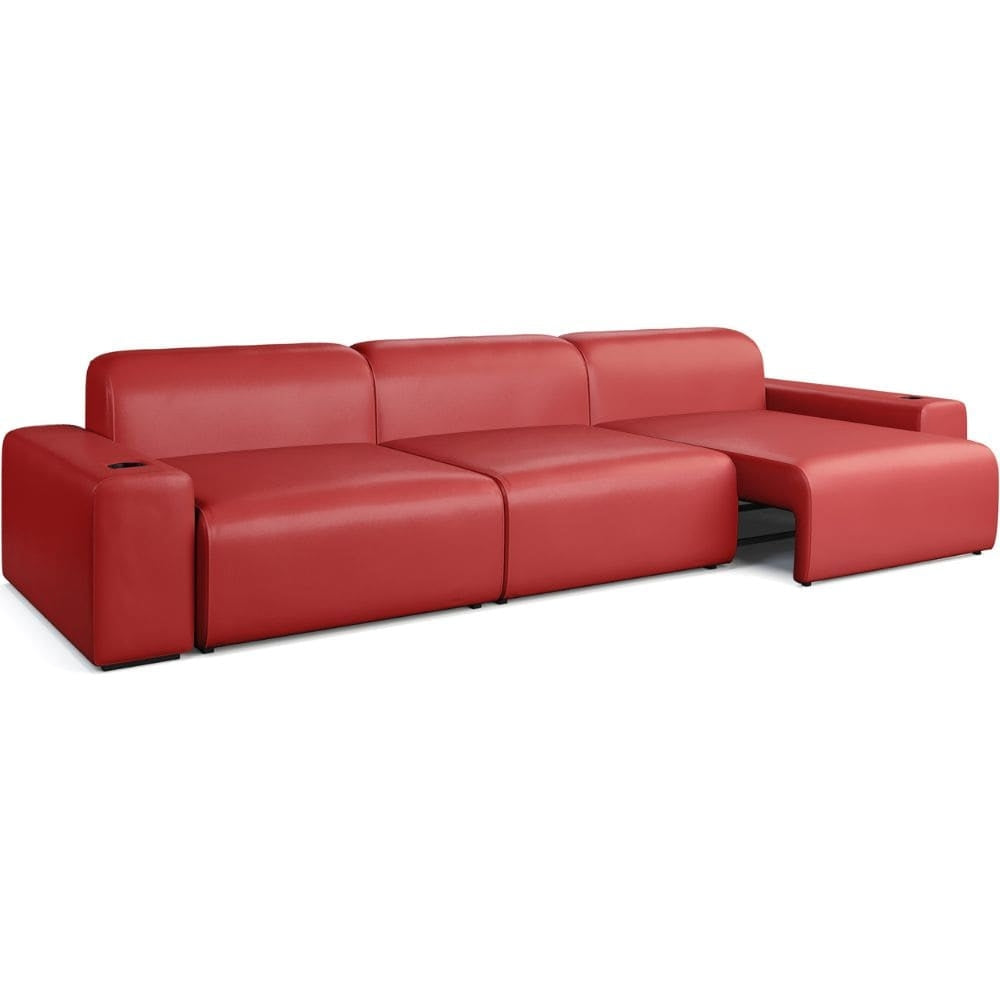 Moovia Budapest Essentials 2 or 4 Seat Cinema Sofa with Middle Arm in Dekoma Sorono Velvet 98