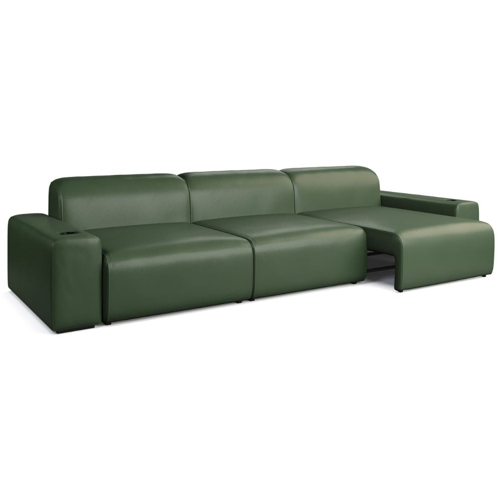 Moovia Budapest Essentials 2 or 4 Seat Cinema Sofa with Middle Arm in Dekoma Sorono Velvet 114