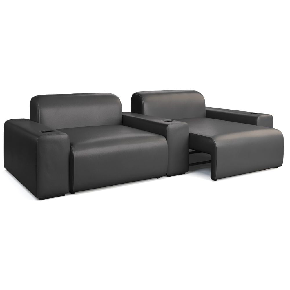 Moovia Budapest Essentials 2 or 4 Seat Cinema Sofa with Middle Arm in Dekoma Sorono Velvet 58