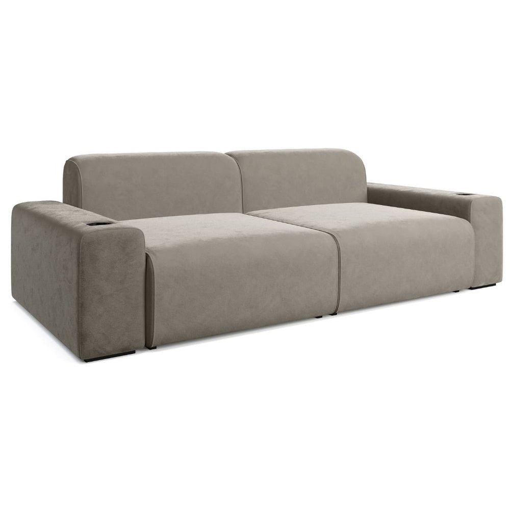 Moovia Budapest Essentials Double, Triple or 4 Seat Cinema Sofa in Dekoma Sorono Velvet 119