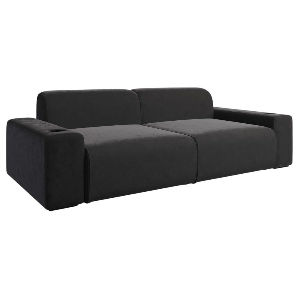 Moovia Budapest Essentials Double, Triple or 4 Seat Cinema Sofa in Dekoma Sorono Velvet 124