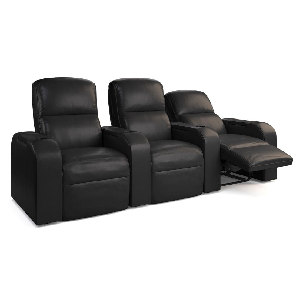 Moovia Dallas Essentials 2 or 4 Seat Cinema Chair with Love Seat in Dekoma Sorono Velvet 10