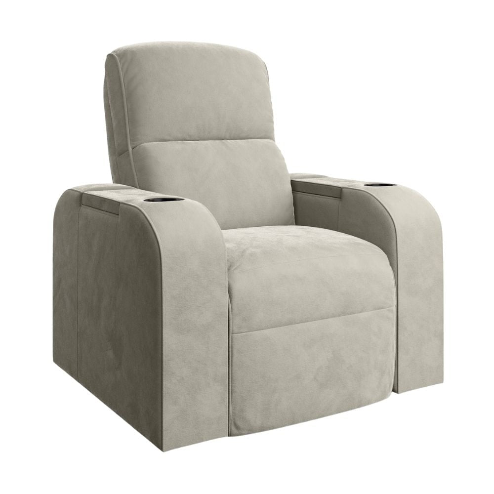 Moovia Dallas Essentials 2 or 4 Seat Cinema Chair with Love Seat in Dekoma Sorono Velvet 1