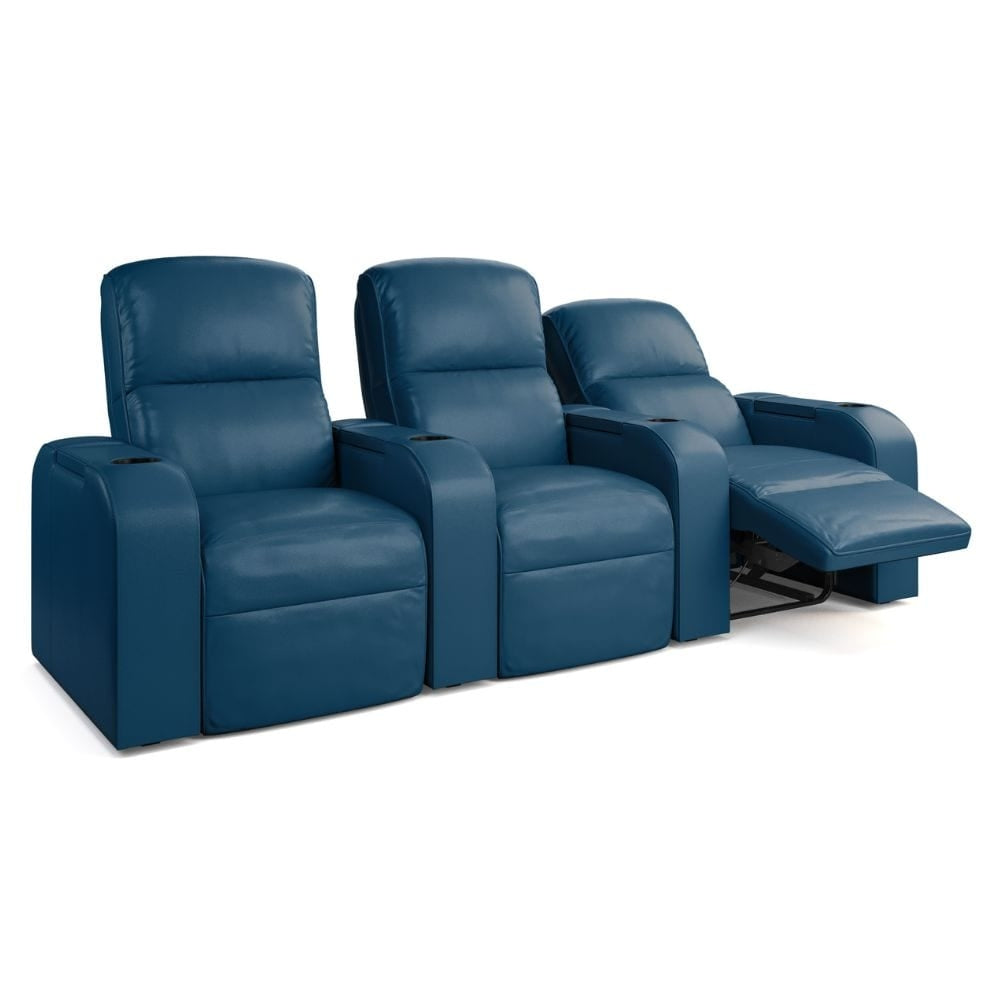 Moovia Dallas Essentials 2 or 4 Seat Cinema Chair with Love Seat in Dekoma Sorono Velvet 23