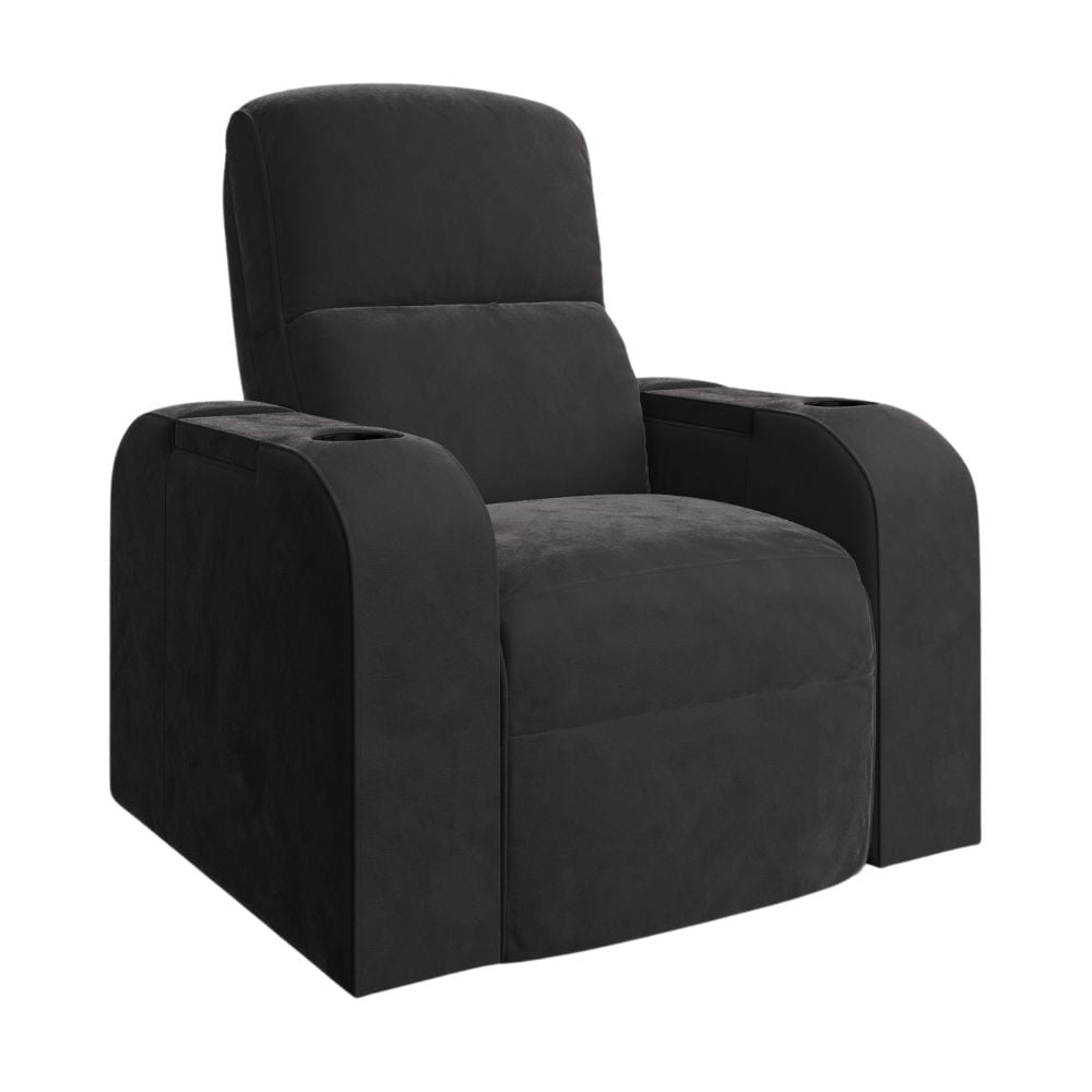 Moovia Dallas Essentials 2 or 4 Seat Cinema Chair with Love Seat in Dekoma Sorono Velvet 35