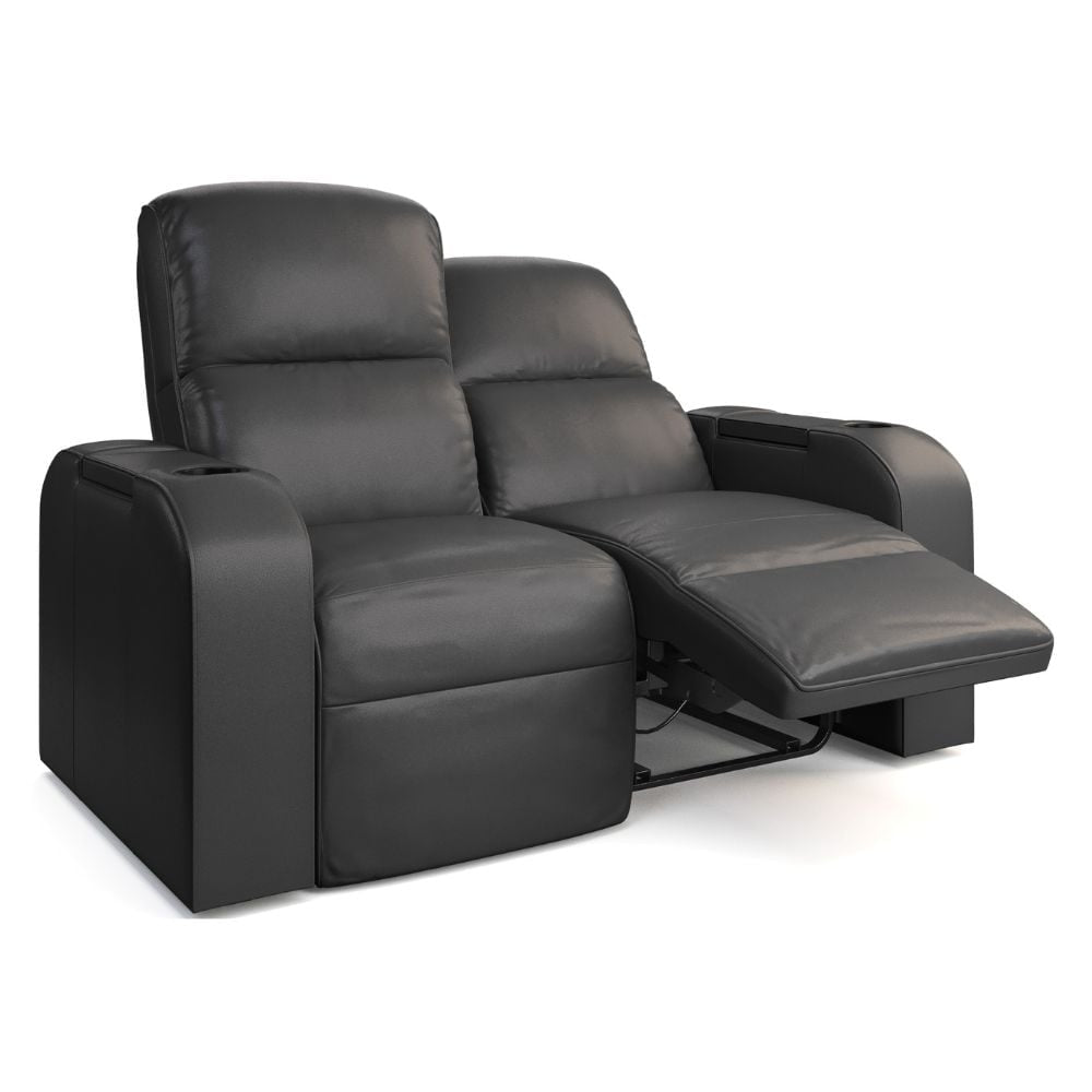 Moovia Dallas Essentials 2 or 4 Seat Cinema Chair with Love Seat in Dekoma Sorono Velvet 67