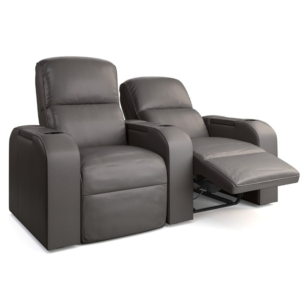 Moovia Dallas Essentials 2 or 4 Seat Cinema Chair with Love Seat in Dekoma Sorono Velvet 75