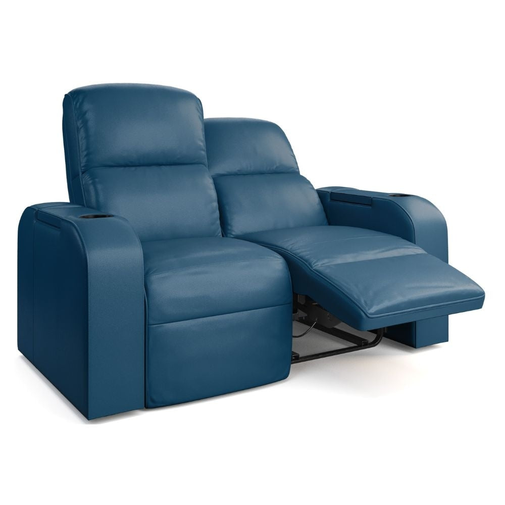 Moovia Dallas Essentials 2 or 4 Seat Cinema Chair with Love Seat in Dekoma Sorono Velvet 8
