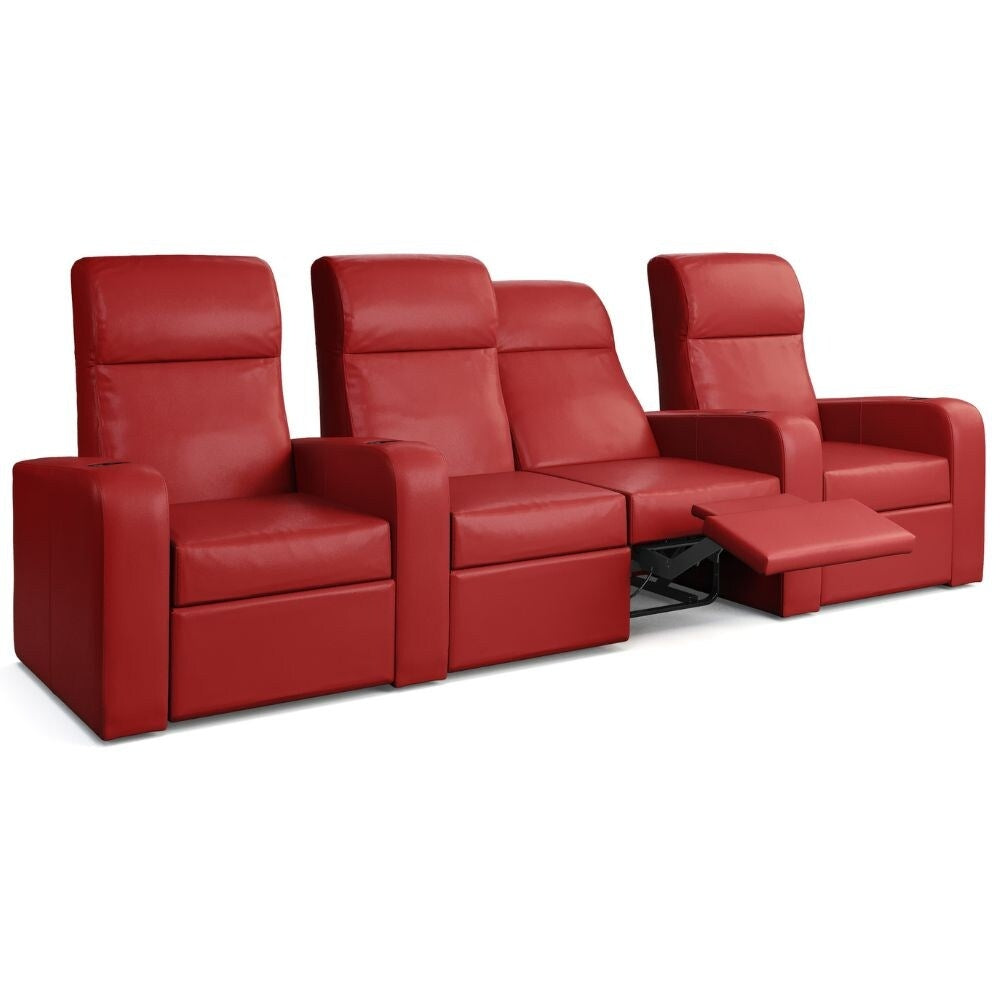 Moovia Ibiza Essentials 2 4 Seat Cinema Chair with Love Seat in Dekoma Sorono Velvet 109