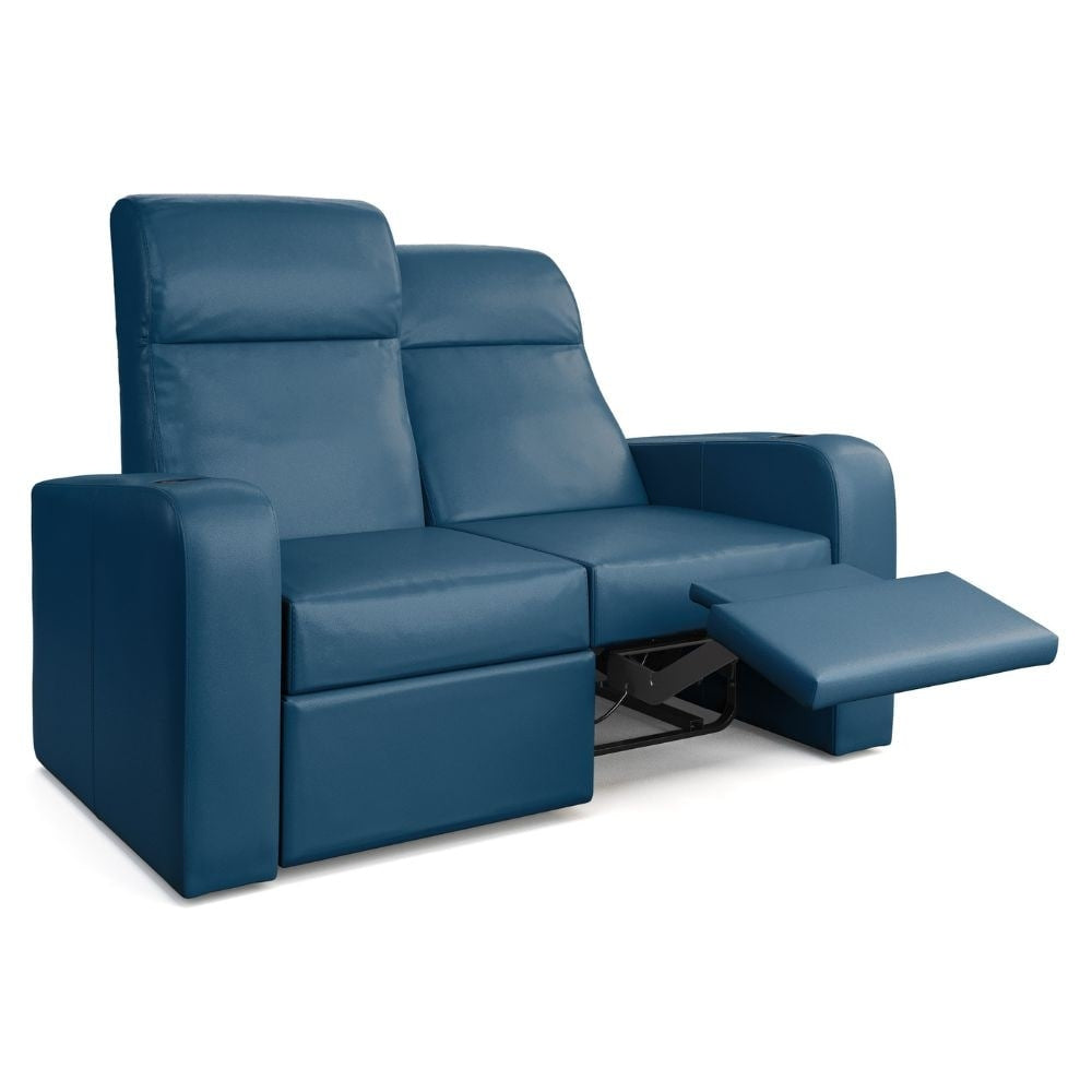 Moovia Ibiza Essentials 2 4 Seat Cinema Chair with Love Seat in Dekoma Sorono Velvet 19