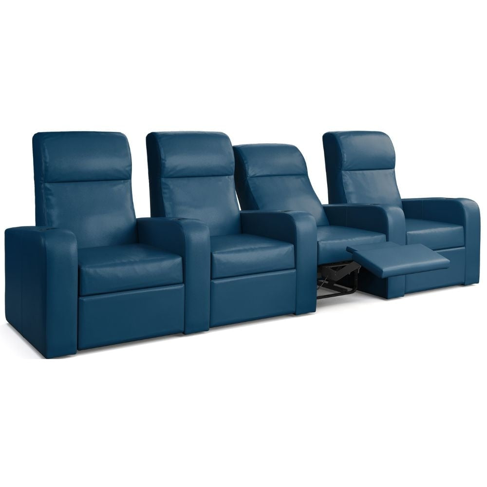 Moovia Ibiza Essentials 2 4 Seat Cinema Chair with Love Seat in Dekoma Sorono Velvet 23