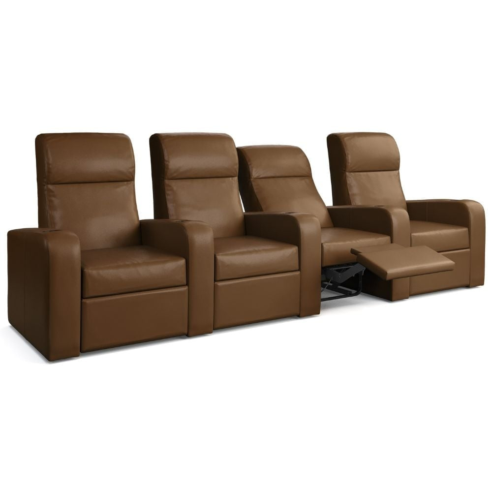 Moovia Ibiza Essentials 2 4 Seat Cinema Chair with Love Seat in Dekoma Sorono Velvet 48