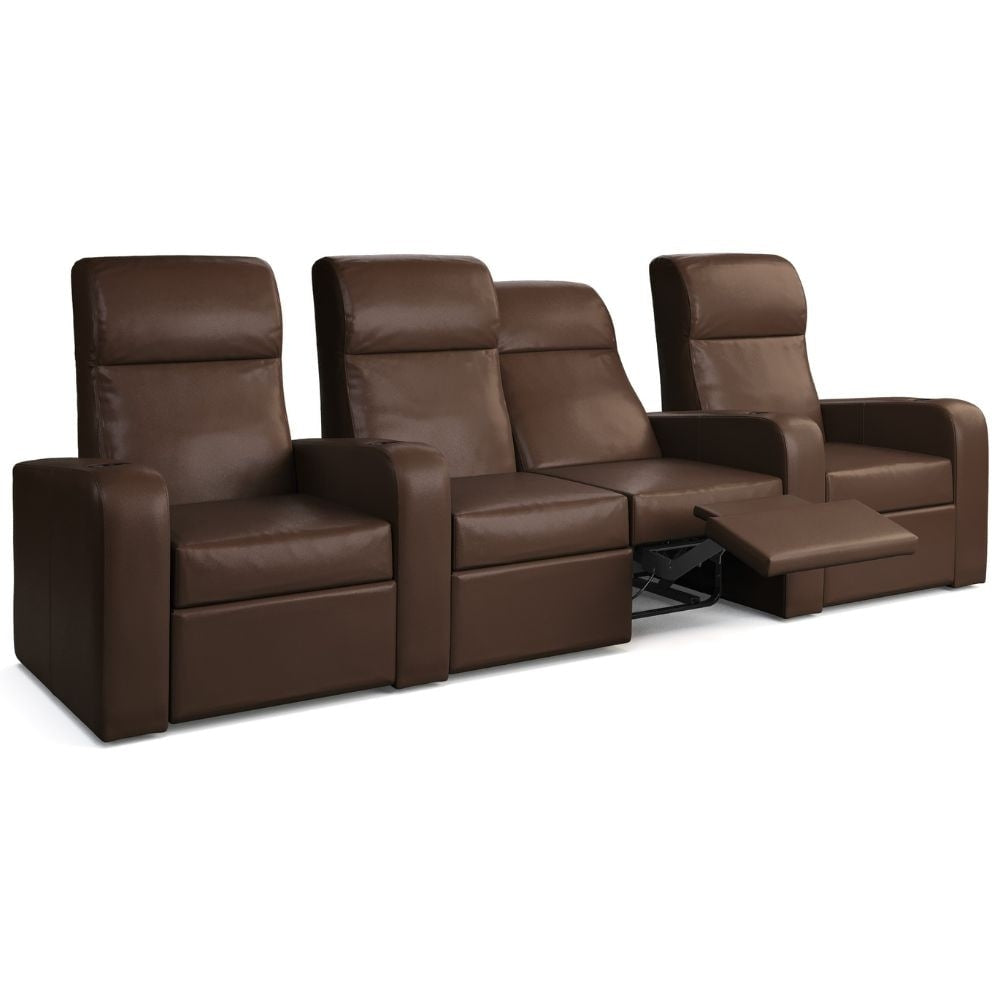Moovia Ibiza Essentials 2 4 Seat Cinema Chair with Love Seat in Dekoma Sorono Velvet 85