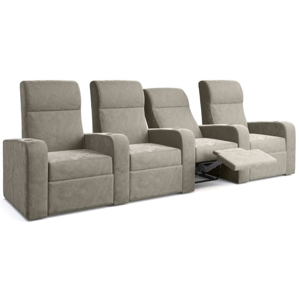 Moovia Ibiza Essentials 2 or 4 Seat Cinema Chair with Love Seat in Madras Leather 127
