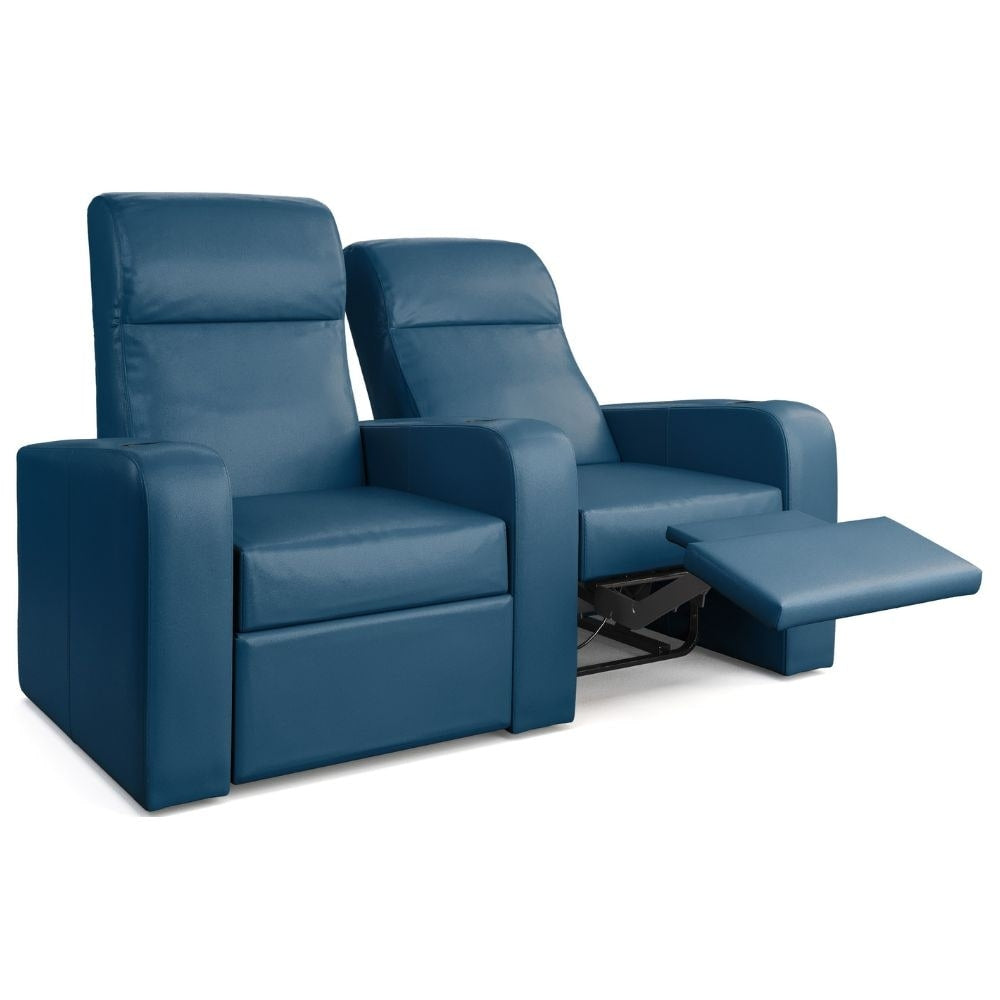Moovia Ibiza Essentials 2 or 4 Seat Cinema Chair with Love Seat in Madras Leather 21