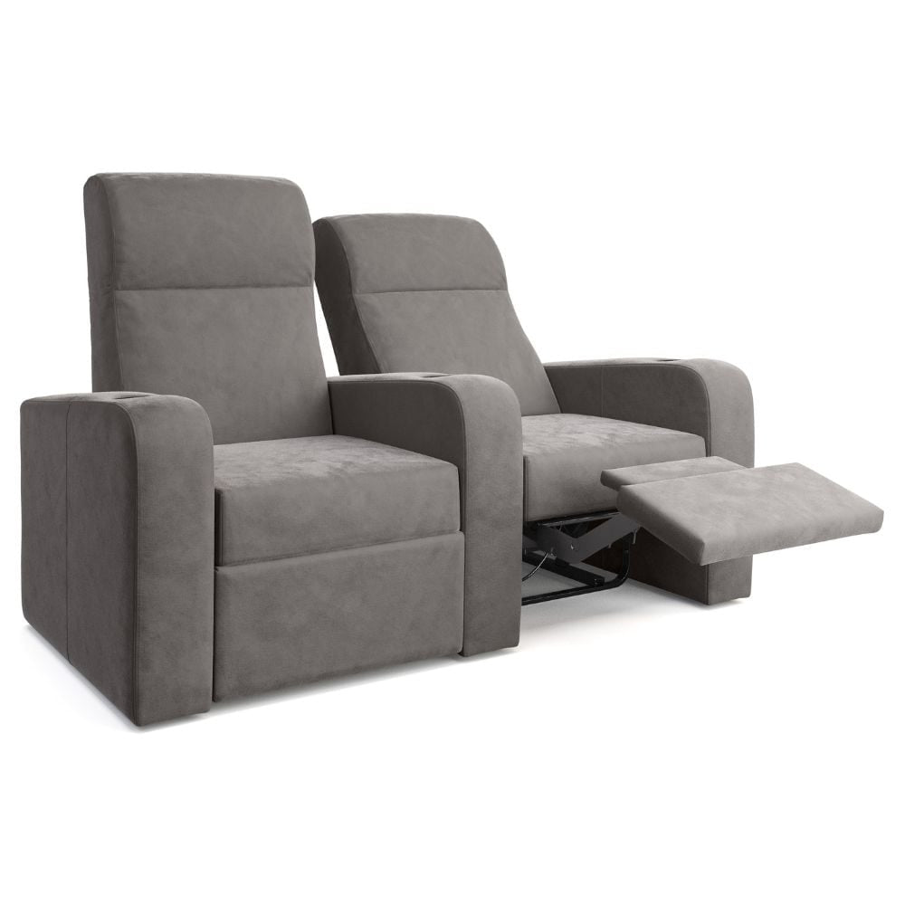Moovia Ibiza Essentials 2 or 4 Seat Cinema Chair with Love Seat in Madras Leather 50