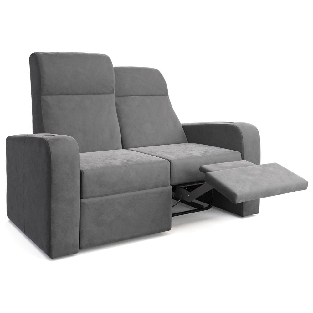 Moovia Ibiza Essentials 2 or 4 Seat Cinema Chair with Love Seat in Madras Leather 68