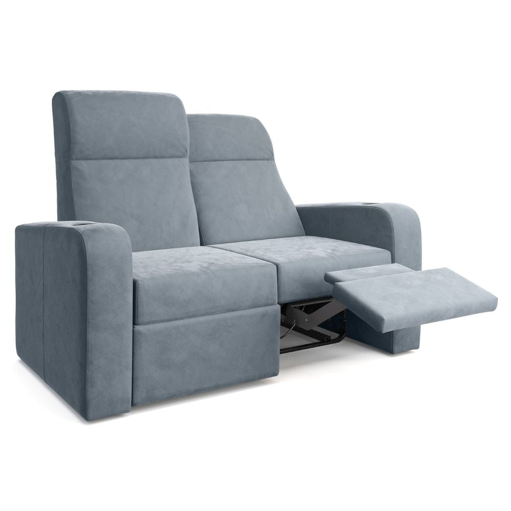 Moovia Ibiza Essentials 2 or 4 Seat Cinema Chair with Love Seat in Madras Leather 81
