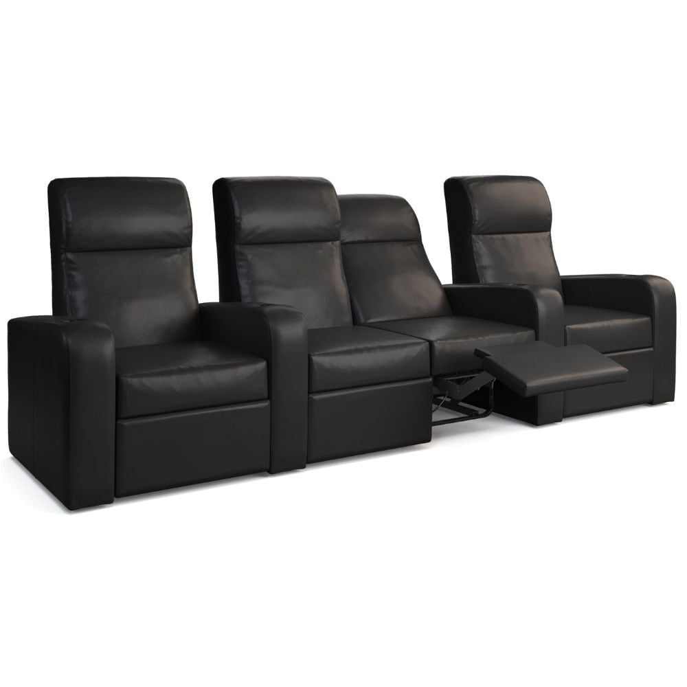 Moovia Ibiza Essentials 2 or 4 Seat Cinema Chair with Love Seat in Madras Leather 90