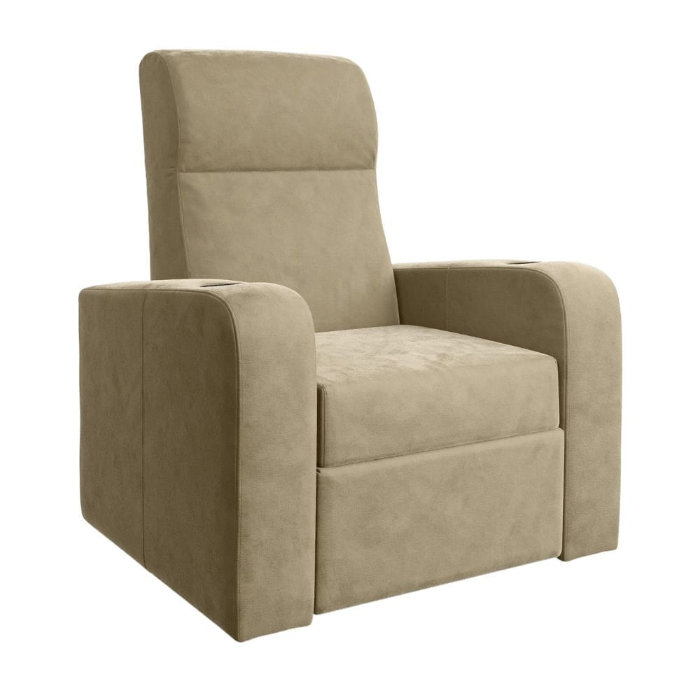 Moovia Ibiza Essentials Single, Double, Triple or 4 Seat Cinema Chair in Dekoma Sorono Velvet 95