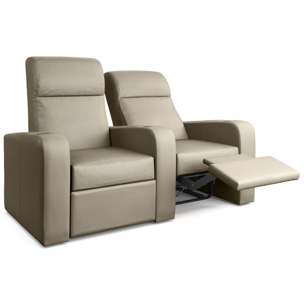 Moovia Ibiza Essentials 2 4 Seat Cinema Chair with Love Seat in Dekoma Sorono Velvet