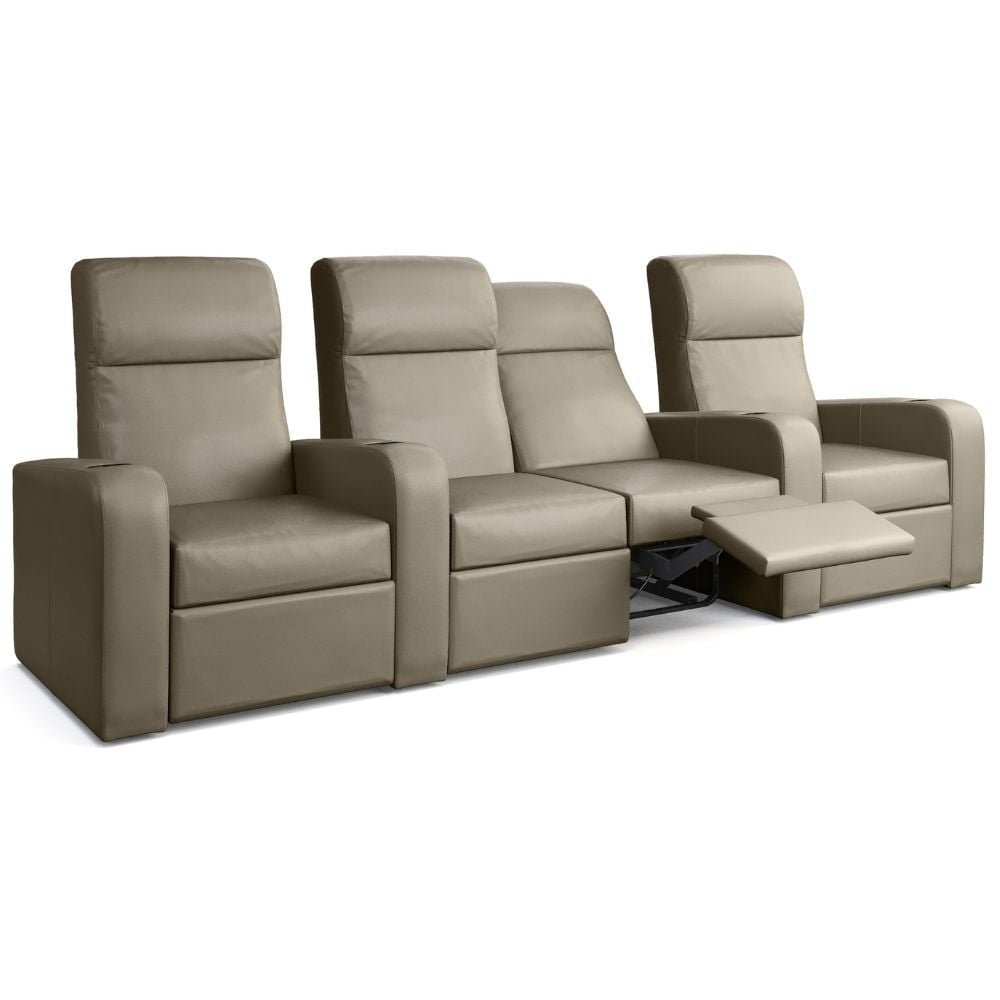 Moovia Ibiza Essentials 2 4 Seat Cinema Chair with Love Seat in Dekoma Sorono Velvet
