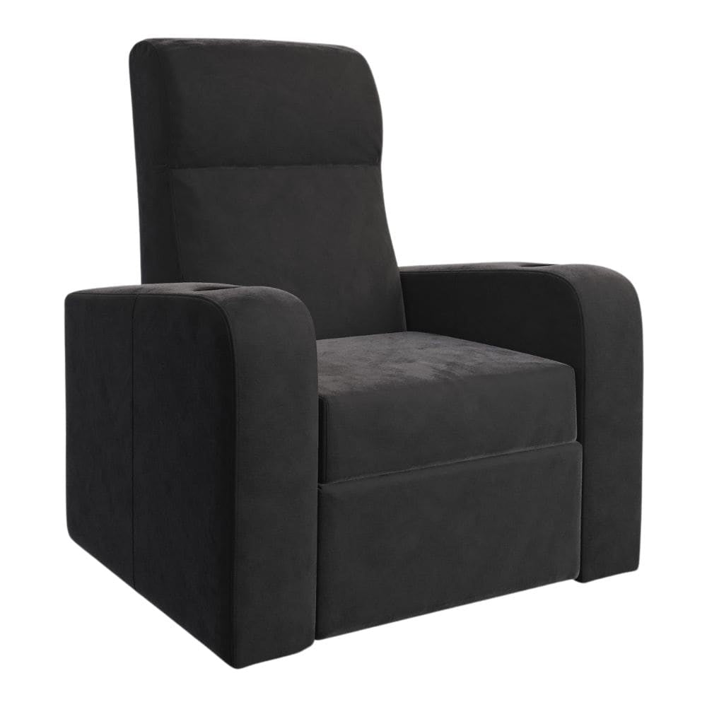 Moovia Ibiza Essentials 2 4 Seat Cinema Chair with Love Seat in Dekoma Sorono Velvet