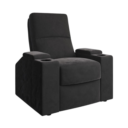 Moovia Venice Essentials 2 or 4 Seat Cinema Chair with Love Seat in Dekoma Sorono Velvet 31