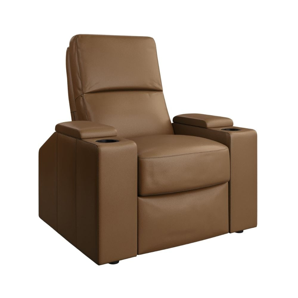 Moovia Venice Essentials 2 or 4 Seat Cinema Chair with Love Seat in Madras Leather 36