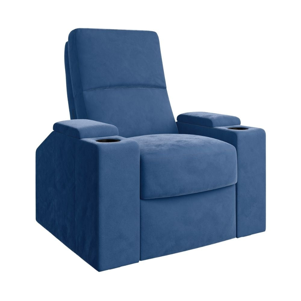 Moovia Venice Essentials 2 or 4 Seat Cinema Chair with Love Seat in Madras Leather 42